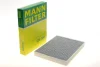 Фільтр салону VW T5 03-15/T6 15-/Porsche Cayenne 02-10/Audi Q7 06-15 (вугільний) -FILTER MANN CUK 2842 (фото 1)