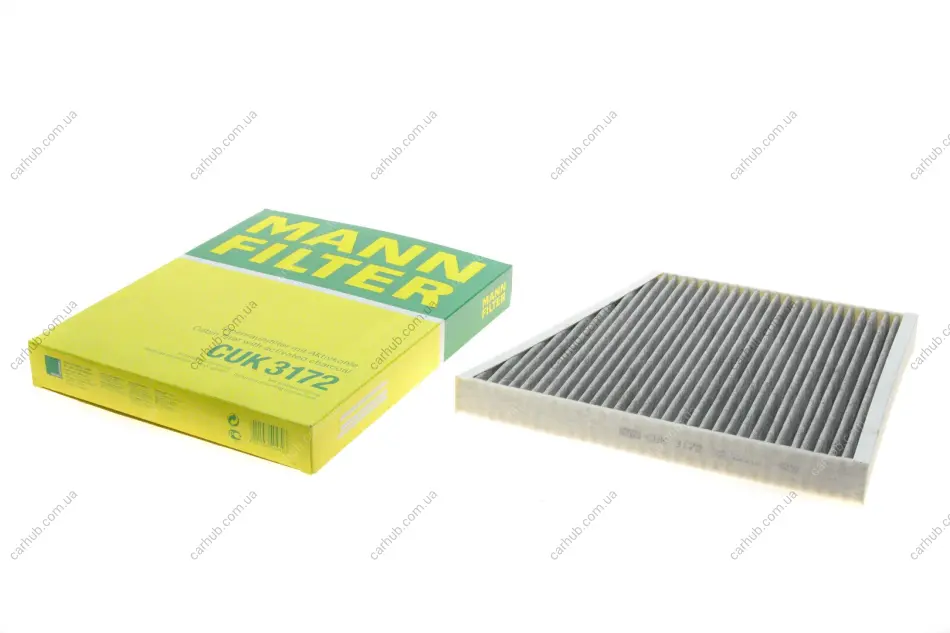 Фільтр салону MB E-class (W211) 02-08 (вугільний) -FILTER MANN CUK 3172 (фото 1)