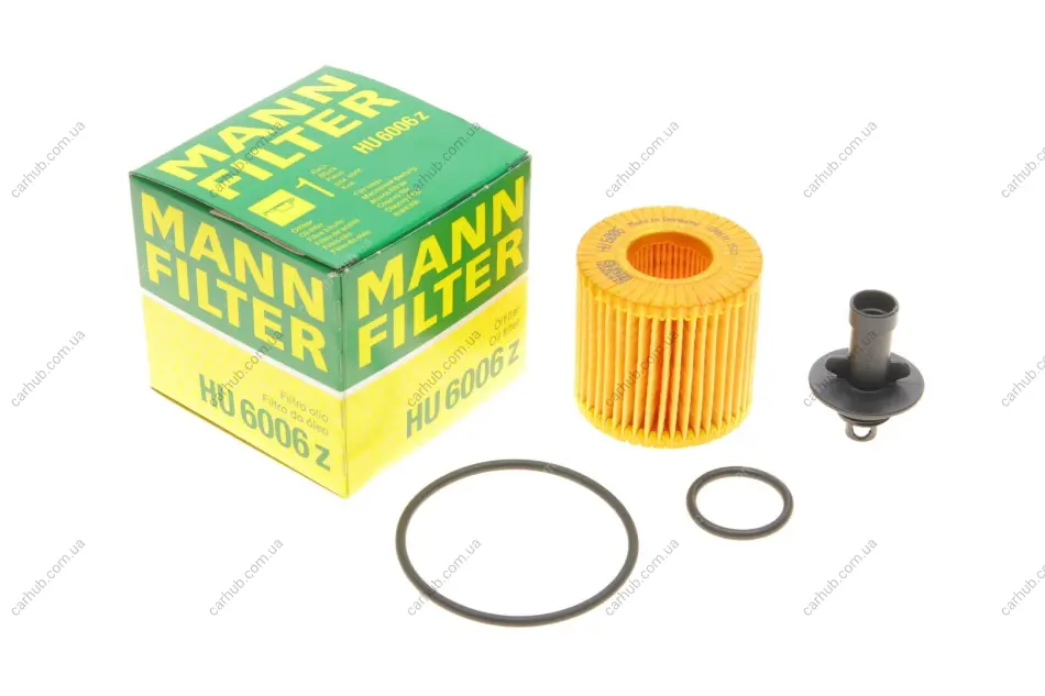 Фільтр масляний Toyota Rav4/Avensis/Land Cruiser 1.6i-2.8D 08- -FILTER MANN HU 6006 Z (фото 1)