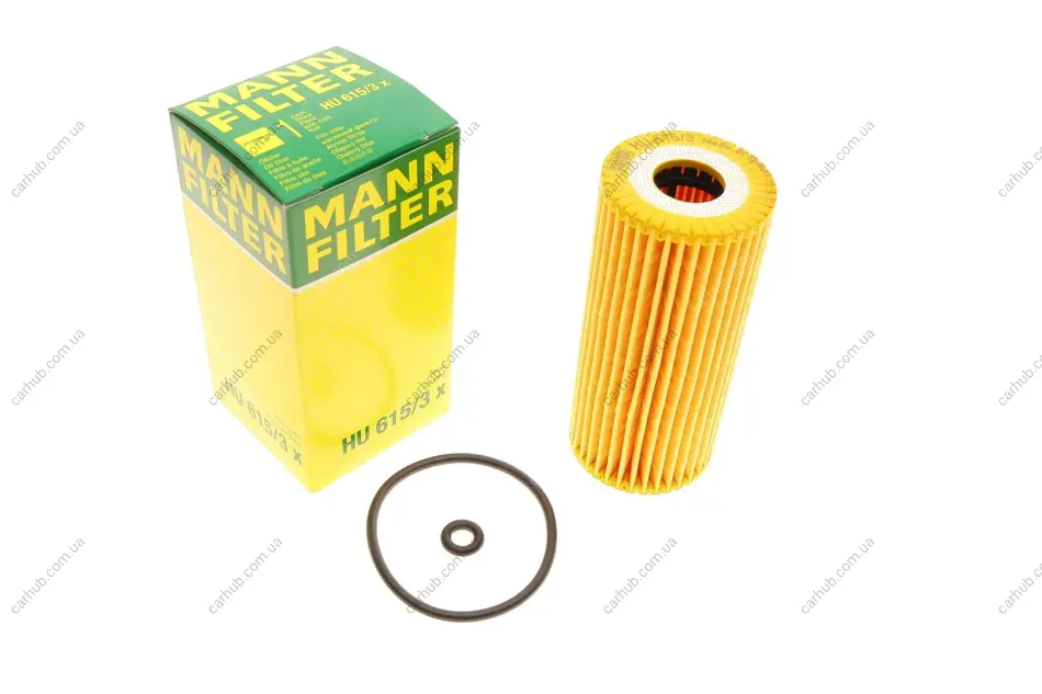 Фільтр масляний MB (W168) 97-05 (дизель) -FILTER MANN HU 615/3 X (фото 1)