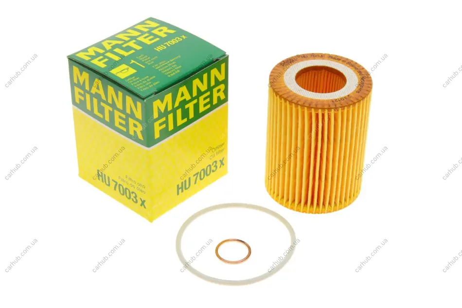 Фільтр масляний BMW 3 (F30/F31) 316/320i12- N13 -FILTER MANN HU 7003 X (фото 1)