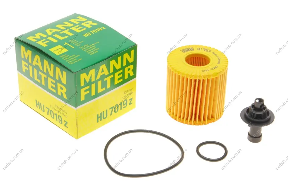 Фільтр масляний Lexus RX/NX 2.0-3.5 08-/Toyota Rav 4 2.5 Hybrid 15- -FILTER MANN HU 7019 Z (фото 1)