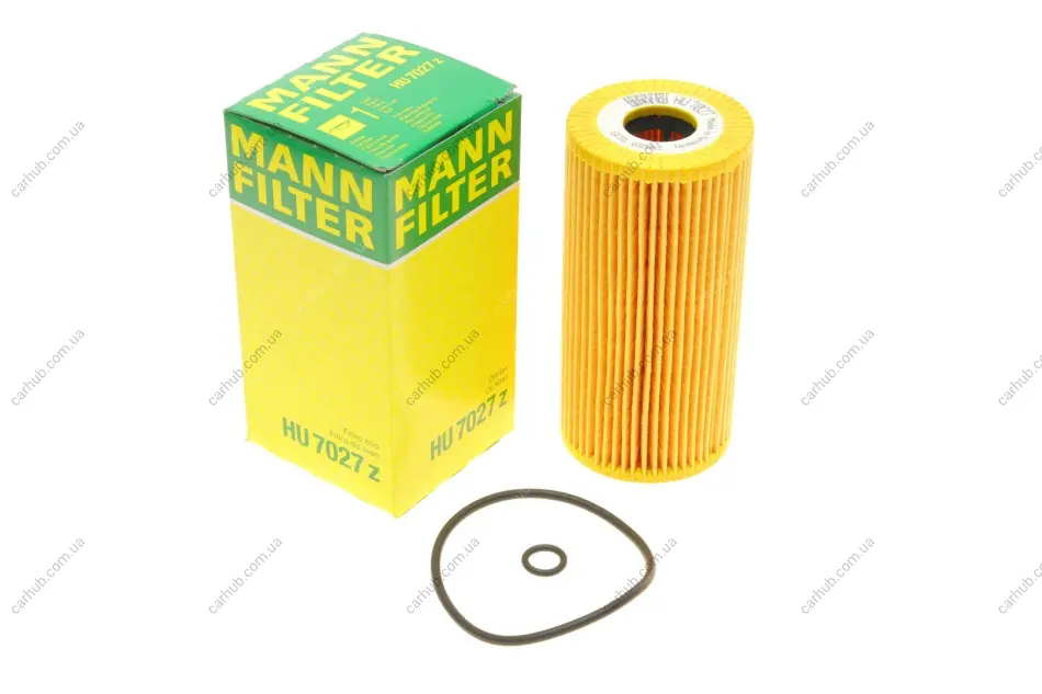 Фільтр масляний Hyundai Santa Fe/Kia Sorento 2.0/2.2 CRDi 09- -FILTER MANN HU 7027 Z (фото 1)