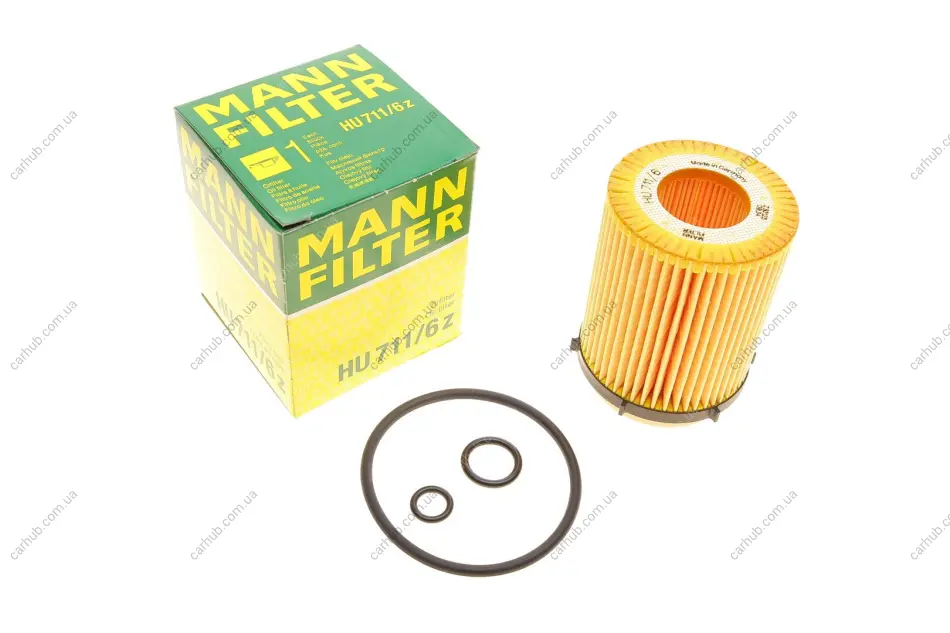 Фільтр масляний MB E-class (W212/A207)/C-class (W204/W205) 2.0i 11- -FILTER MANN HU 711/6 Z (фото 1)