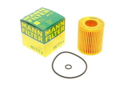 Масляний фільтр FORD GALAXY II, MONDEO III, MONDEO IV, S-MAX MAZDA 3, 6, CX-7, MPV II 1.6-2.5 10.00-06.15 MANN HU 711 X