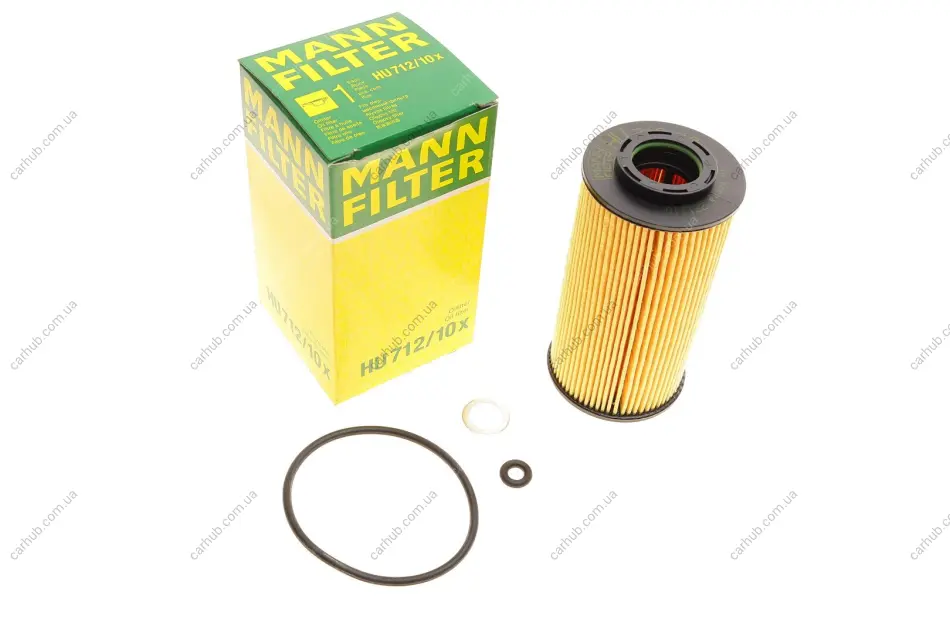 Фільтр масляний Hyundai Accent/i30/Elantra 1.1/1.5/1.6CRDi 05- -FILTER MANN HU 712/10 X (фото 1)