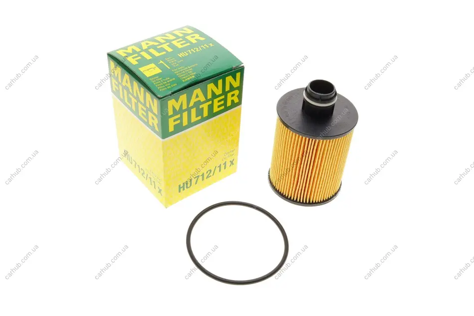 Фільтр масляний Citroen Nemo 1.3HDI/Fiat Doblo 1.6/2.0D/Opel Combo 1.6/2.0CDTi -FILTER MANN HU 712/11 X (фото 1)