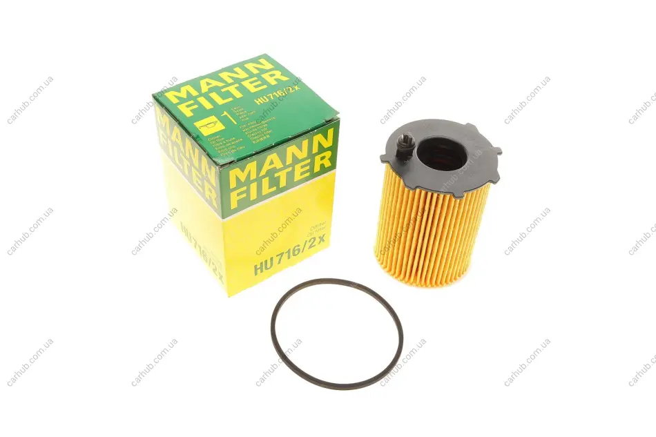 Фільтр масляний Fiat Scudo/Citroen Berlingo 1.6JTD/HDI 07- -FILTER MANN HU 716/2 X (фото 1)