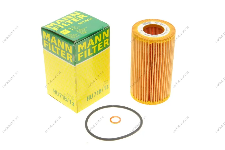 Фільтр масляний BMW 3 (E46)/ 5 (E39) 00-05 M47 D20 -FILTER MANN HU 718/1 Z (фото 1)