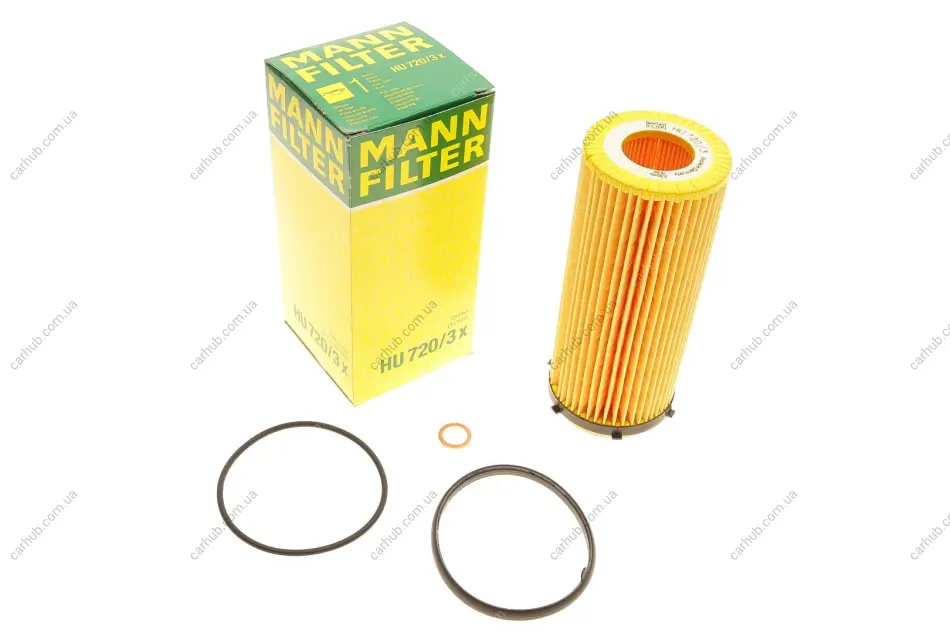 Фільтр масляний BMW 3 (E90-E93) 2.5D/3.0D 09- N57 -FILTER MANN HU 720/3 X (фото 1)