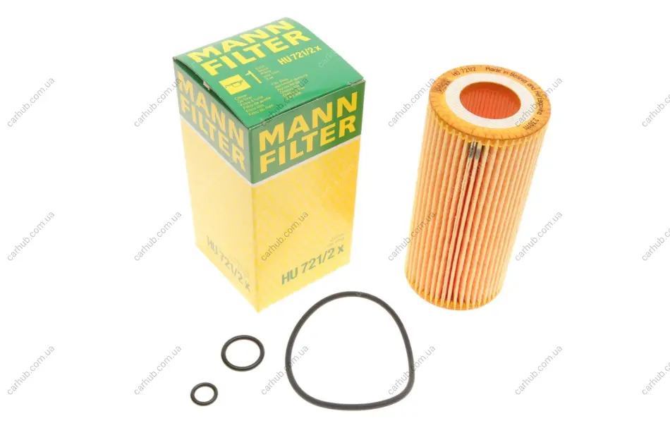 Фільтр масляний MB E-class (W210/W211)/S-class (W220) 3.2CDI 99-09 (OM648/OM613) -FILTER MANN HU 721/2 X (фото 1)