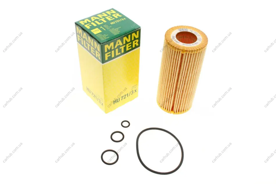 Фільтр масляний MB S-class (W220/W221/W222/C217) 5.5-6.0AMG 02- -FILTER MANN HU 721/3 X (фото 1)