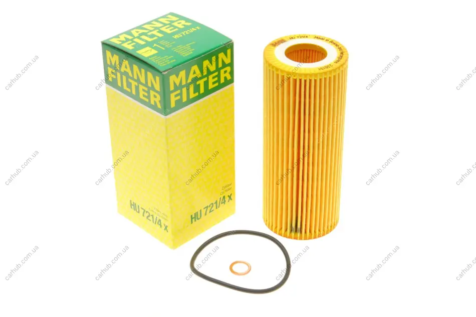 Фільтр масляний BMW 3 (E46/E90) /5 (E60/E61)/7 (E65-67) 2.5-3.5d M57 D30 -FILTER MANN HU 721/4 X (фото 1)