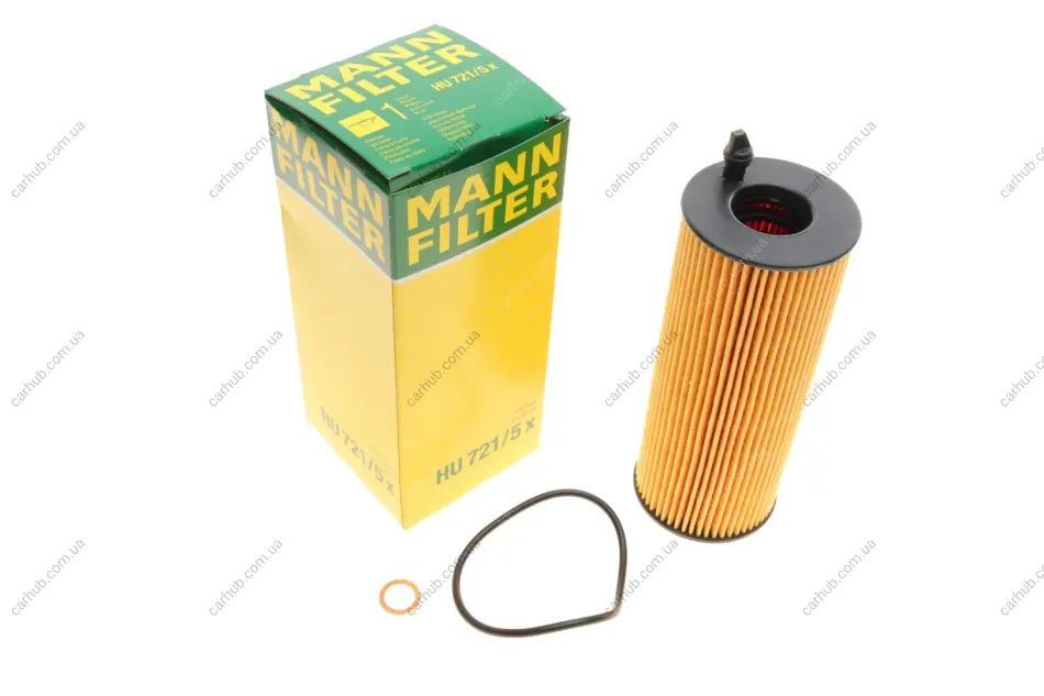 Фільтр масляний BMW 3 (E90) 320D 07- N47/N57 -FILTER MANN HU 721/5 X (фото 1)