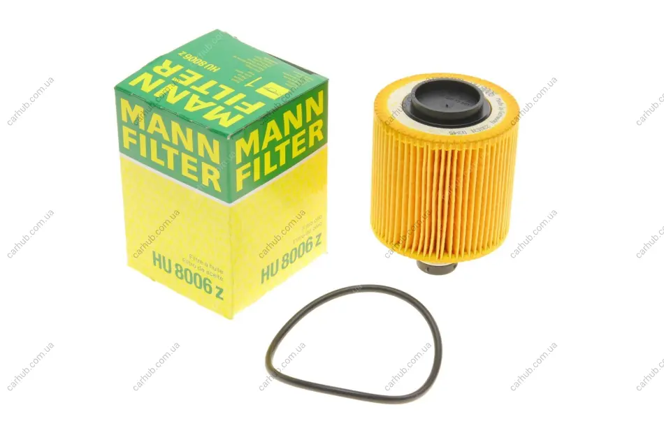 Фільтр масляний Fiat Doblo/500X 1.6D/JTD/2.0JTD 10-/Ducato 2.0JTD 11-/Jeep Cherokee 2.0-2.2CRD 13- -FILTER MANN HU 8006 Z (фото 1)