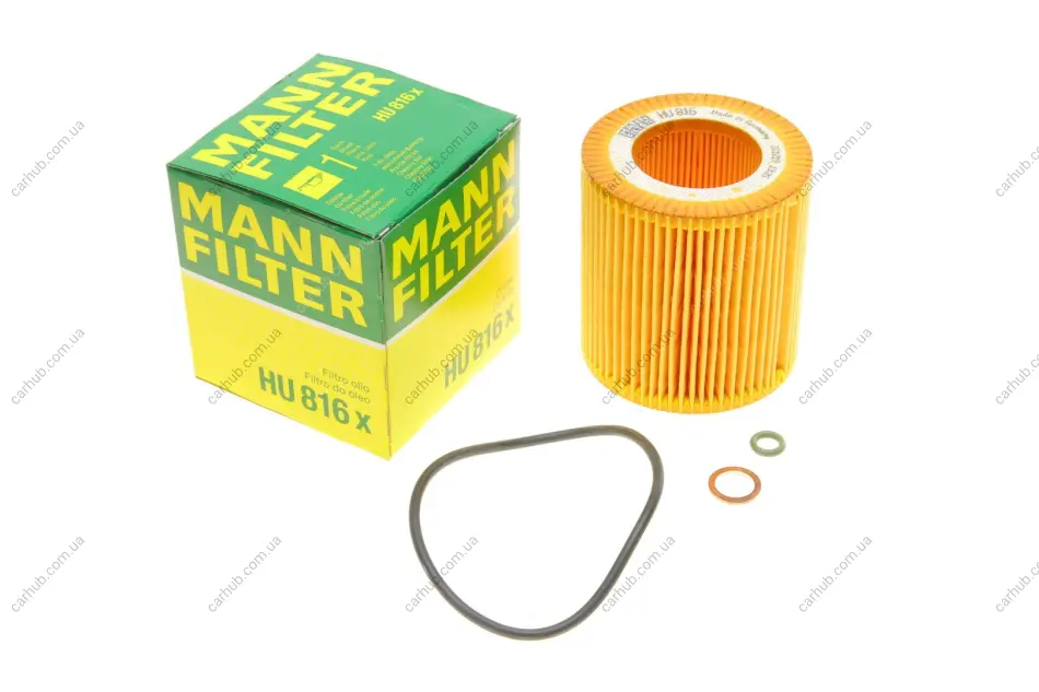 Фільтр масляний BMW 3 (E90/F30)/5 (E60/F10) 05-16 (N52/N53/N20/N55) -FILTER MANN HU 816 X (фото 1)