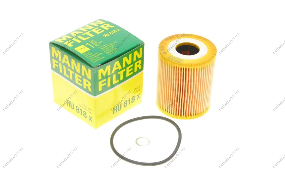 Фільтр масляний BMW 3 (E46)/5 (E39)/7 (E38) 3.0D 94-07 (M57) -FILTER MANN HU 818 X (фото 1)