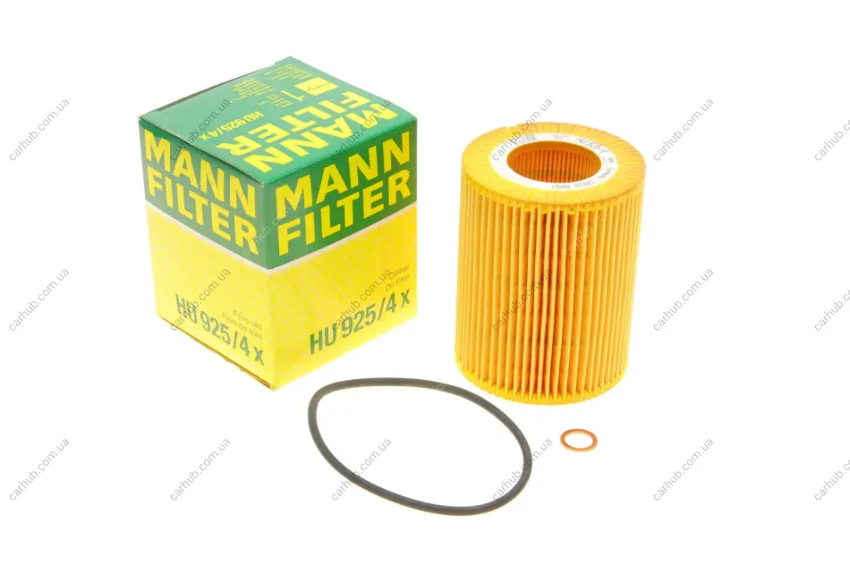 Фільтр масляний BMW 3 (E36/E46)/ 5 (E39/E60/E61)/ 7 (E38/E65/E66/E67) 2.0-3.0 91-08 (M50/M52/M54) -FILTER MANN HU 925/4 X (фото 1)
