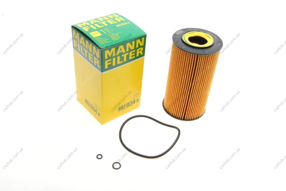 Фільтр масляний MB E-class (W211)/S-class (W220)/M-class (W163)/G-class (W463) 4.0CDI OM628 00-09 -FILTER MANN HU 934 X (фото 1)