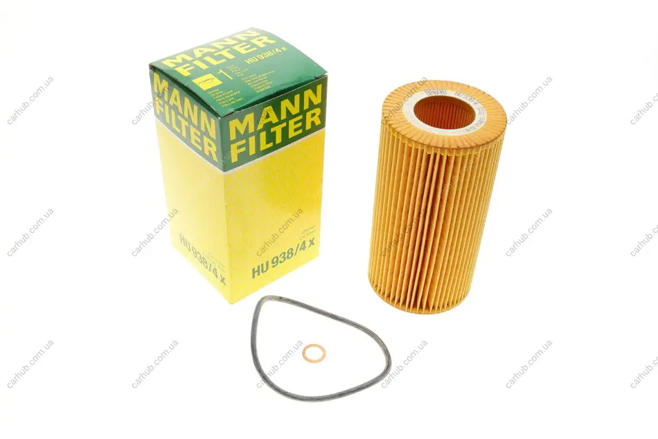 Фільтр масляний BMW 5 (E34/E39)/7 (E32/E38)/8 (E31)/X5 (E53) -03 M60/M62/M73/S62 -FILTER MANN HU 938/4 X (фото 1)