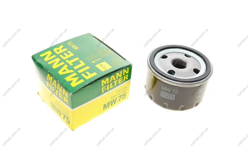 Фільтр масляний BMW i3 (I01) 13- W20K06A/IB1P25B -FILTER MANN MW 75 (фото 1)