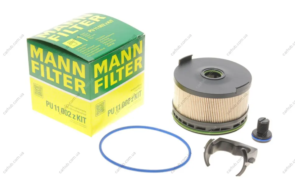 Фільтр паливний MB C-class (W205)/E-class (S213) 1.5D-2.0DH OM654/608 16- -FILTER MANN PU 11 002 Z KIT (фото 1)