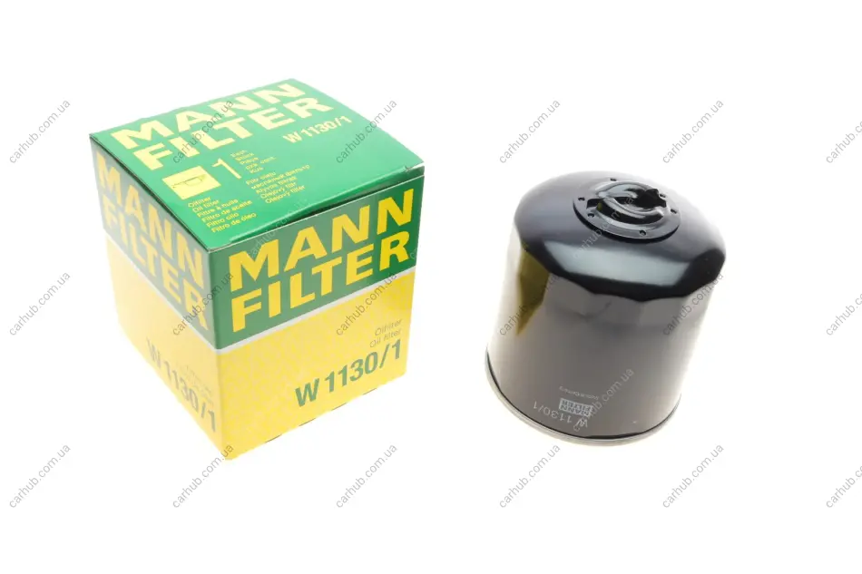 Фільтр масляний VW T4 1.9D 90-03/1.9TD 92-96/Audi A6 2.5TDI 94-97/Audi 100 2.0TD 82-90/2.4D 89-94 -FILTER MANN W 1130/1 (фото 1)