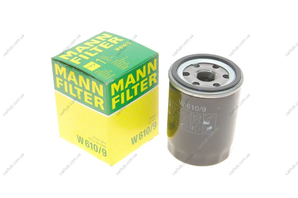 Фільтр масляний Toyota Avensis/Rav4 2.0-2.4 00-11/Camry 2.0-2.4 01-17/Corolla 1.8 02-07/JCB 8000 -FILTER MANN W 610/9 (фото 1)