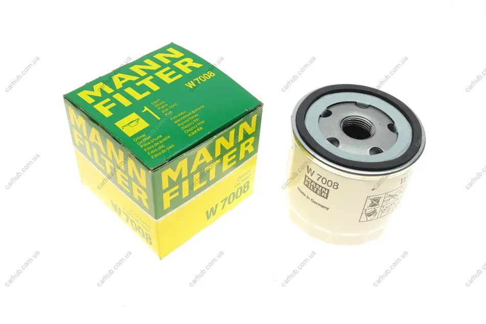 Фільтр масляний Ford Transit 2.3i 16V 06- /Focus/Mondeo/Mazda 1.8/2.0 00- -FILTER MANN W 7008 (фото 1)