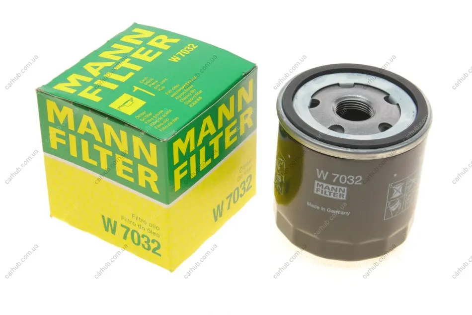 Фільтр масляний Renault Kangoo 1.5dCi 10- -FILTER MANN W 7032 (фото 1)