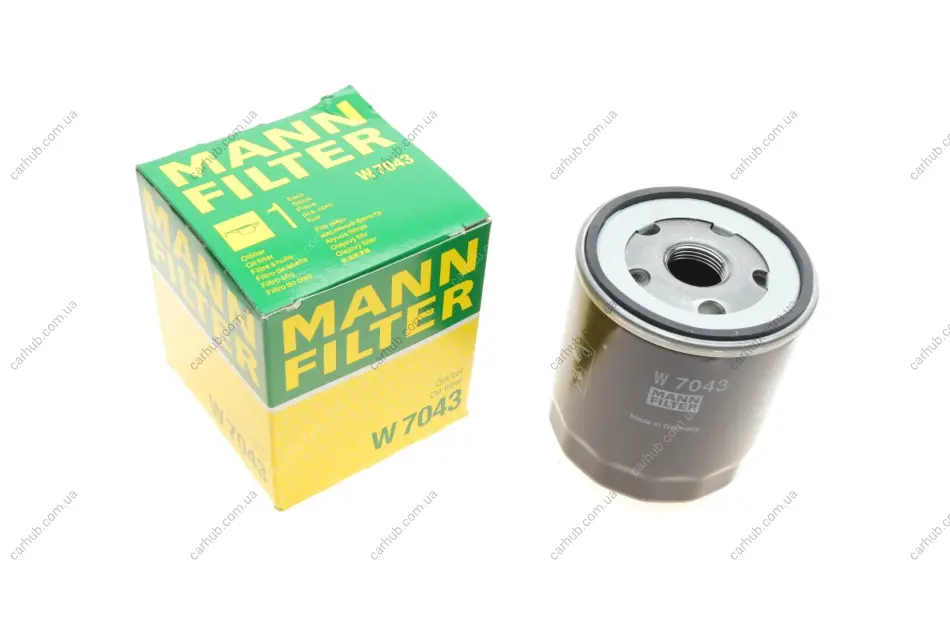 Фільтр масляний Ford Transit Custom/Focus III 2.0 TDCi 14- -FILTER MANN W 7043 (фото 1)