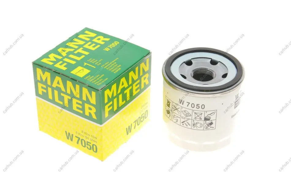 Фільтр масляний Citroen Jumper/Peugeot Boxer 2.2HDI/ Ford Transit 13- -FILTER MANN W 7050 (фото 1)