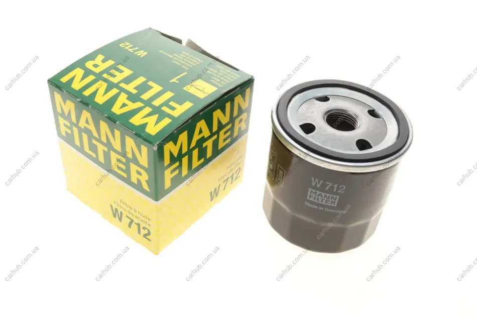 Фільтр масляний Opel Kadett/Ascona/Rekord 1.0-2.4i 62-00 (бензин) -FILTER MANN W 712 (фото 1)