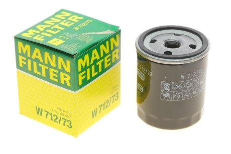 Фильтр масляный -FILTER MANN W 712/73 (фото 1)