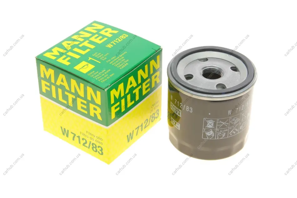 Фільтр масляний Toyota Land Cruiser 4.2 TDI -FILTER MANN W 712/83 (фото 1)