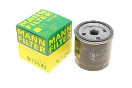Фильтр масляный -FILTER MANN W 712/83