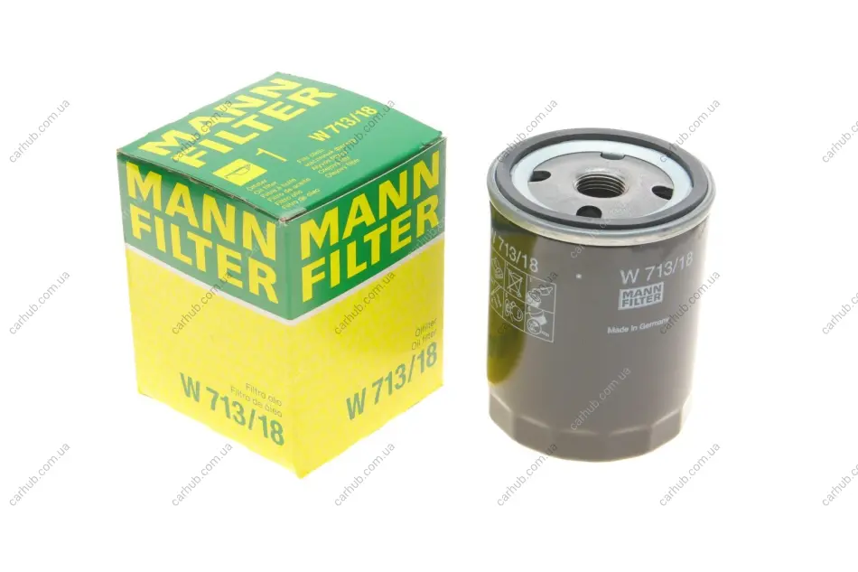 Фільтр масляний Opel Astra F 1.7D 91-98 -FILTER MANN W 713/18 (фото 1)