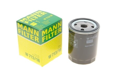 Фильтр масляный -FILTER MANN W 713/18