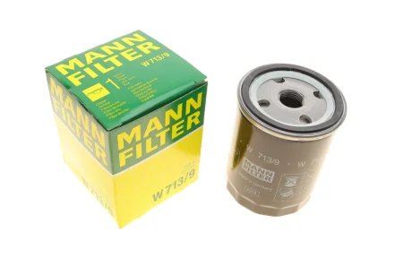 Фільтр масляний Land Rover Defender 2.5 TD5 98-16/Discovery 2.5 TD5 99-04 (h=100mm) -FILTER MANN W 713/9