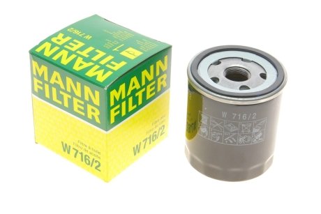 Фильтр масляный -FILTER MANN W 716/2 (фото 1)