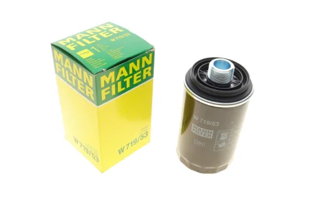 Фільтр масляний VW T5 2.0TSI 12-/VW T6 2.0TSI 15- (h=143 mm) MANN W 719/53