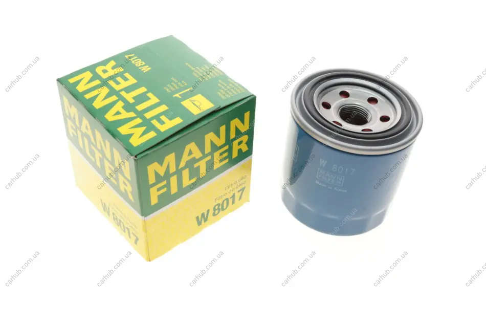 Фільтр масляний Hyundai I30/I40/ Kia Cee\'d/Rio 1.4-1.6GDI 10- -FILTER MANN W 8017 (фото 1)