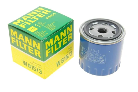 Фільтр масляний Peugeot 205 1.1/1.4 87-90/305 1.5 85-90 MANN W 815/3