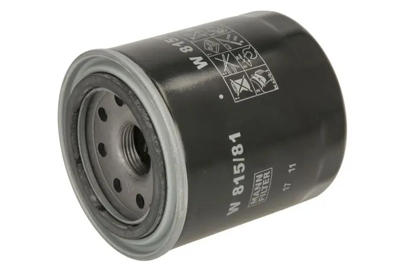 Масляний фільтр HONDA ACCORD, ACCORD I, CIVIC I, CIVIC II, CIVIC III, CRX I, INTEGRA, JAZZ I, PRELUDE I, QUINTET ROVER 200 I 1.2-1.6 01.78-09.89 MANN W 815/81 (фото 1)