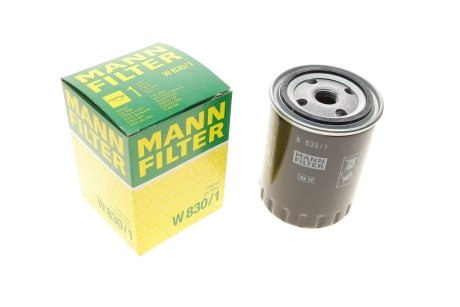 Фильтр масляный -FILTER MANN W 830/1 (фото 1)
