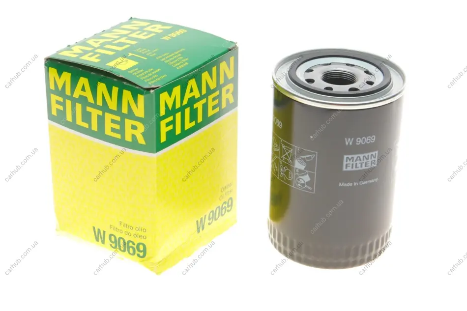 Фільтр масляний Mitsubishi Pajero 2.8TDI/3.2DI-D -FILTER MANN W 9069 (фото 1)