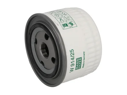 Гідравлічний фільтр коробки передач RVI C, FR1, G, ILIADE, MAGNUM, MAJOR, MANAGER, MAXTER, PREMIUM, PREMIUM 2, R dCi11B/43-MIVS08.35.30F 10.80- B18 B9 MANN W 914/25