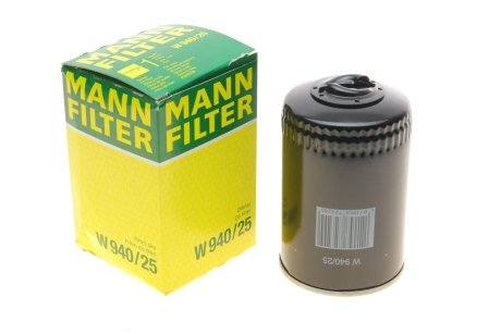 Фильтр масляный -FILTER MANN W 940/25