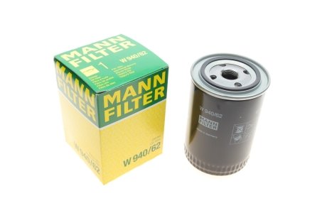 Фильтр масляный -FILTER MANN W 940/62 (фото 1)