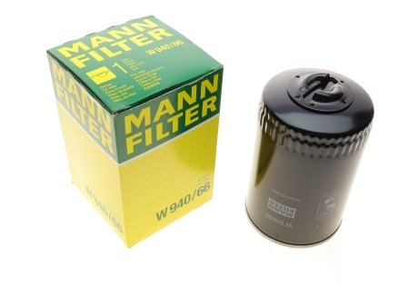 Фильтр масляный -FILTER MANN W 940/66